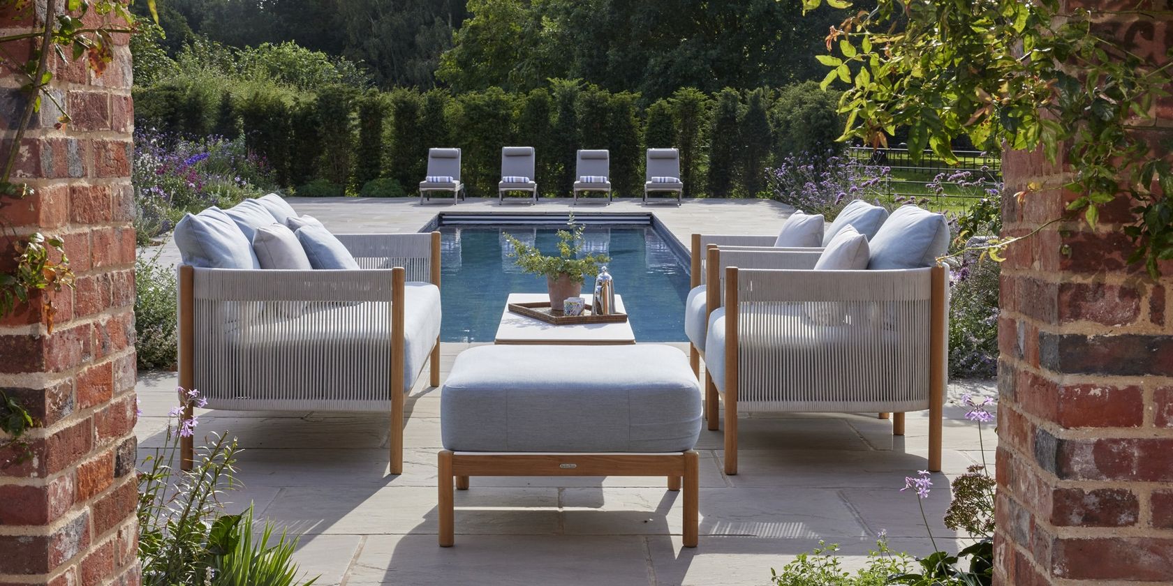 A Barlow Tyrie outdoor setting