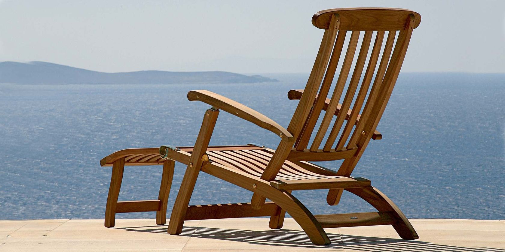 Barlow Tyrie Commodore collection (Steamer chair)
