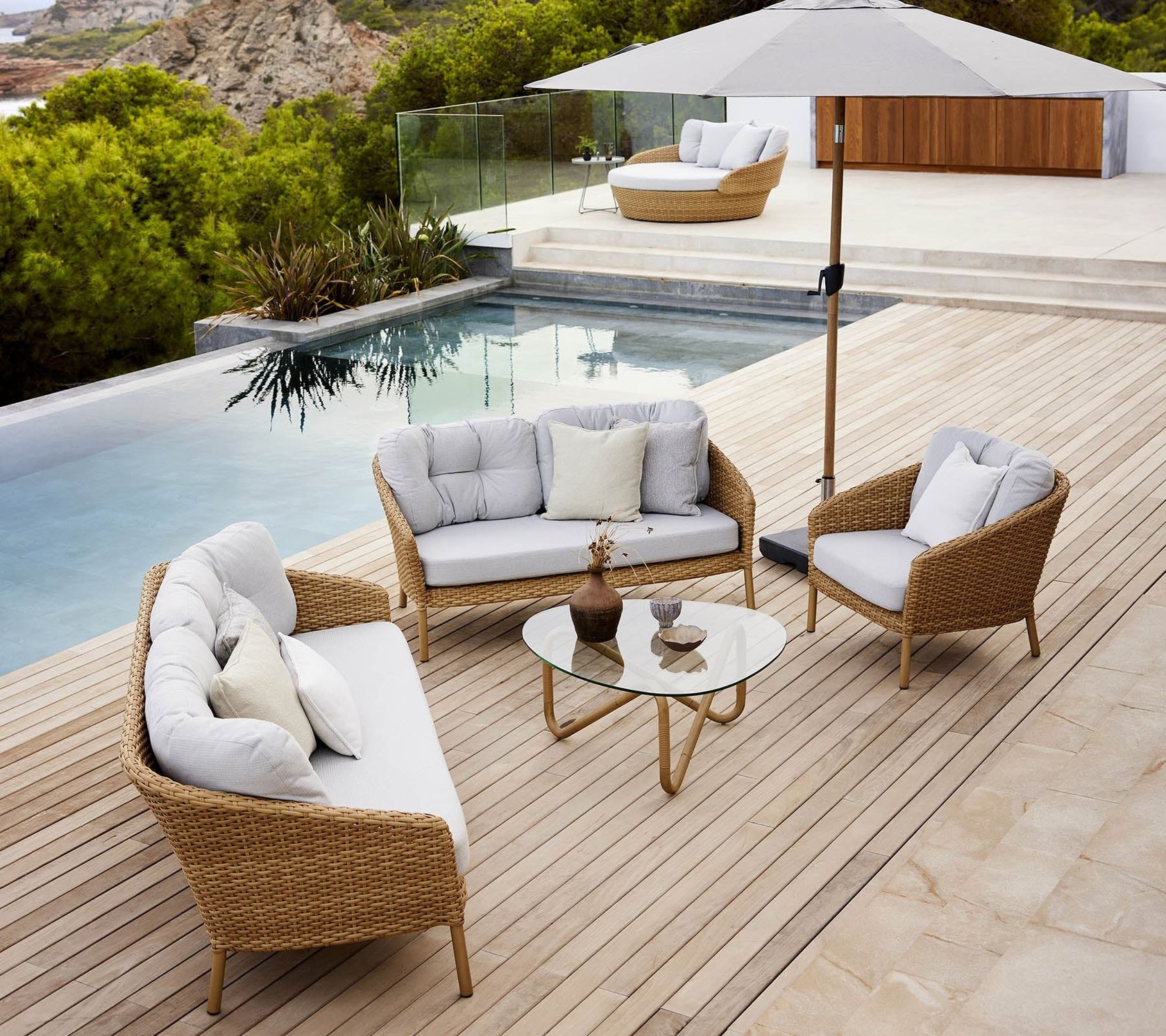 Cane-line Ocean collection (Lounge sofa)