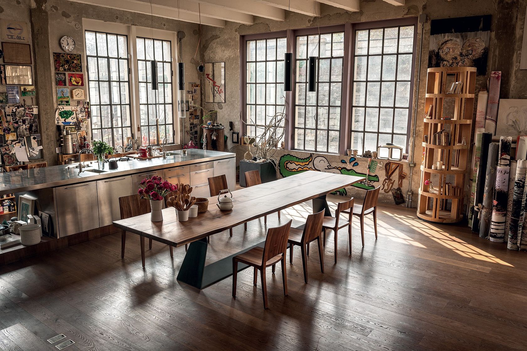 Riva 1920 Bedrock collection (Dining tables)