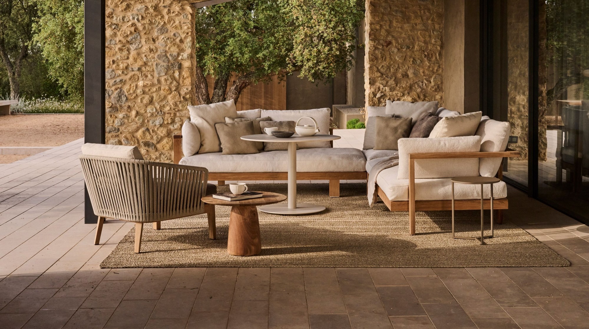 Tribù Mood teak and Tricord outdoor collection