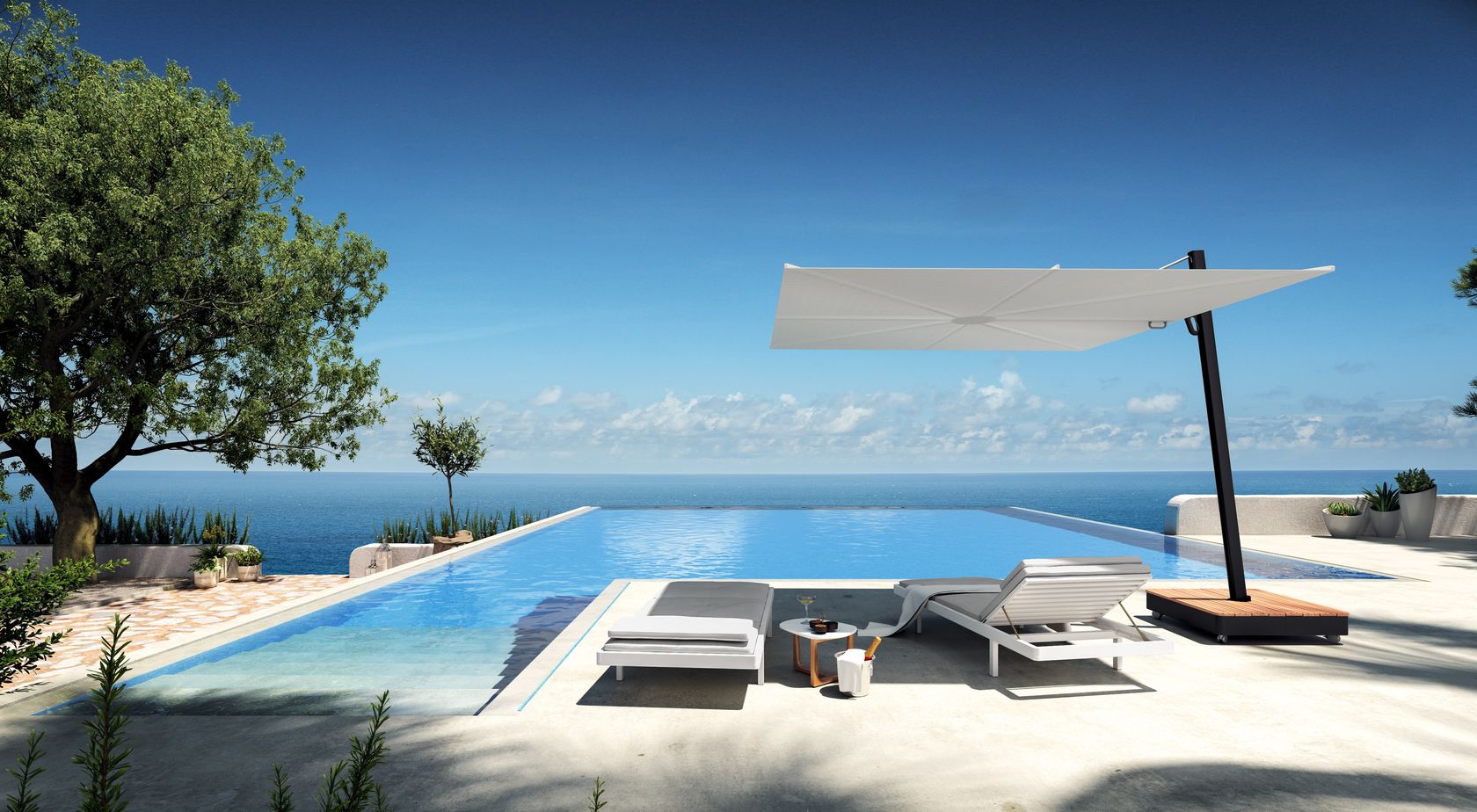 Umbrosa Versa PX collection (Cantilever parasol)