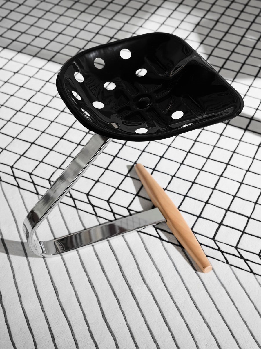 Zanotta Mezzadro stool by Achille and Pier Giacomo Castiglioni